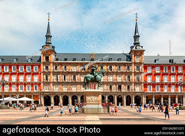 A picture of the Plaza Mayor