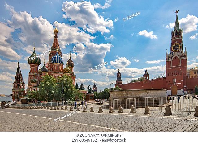 The Red Square of Moscow. Russia