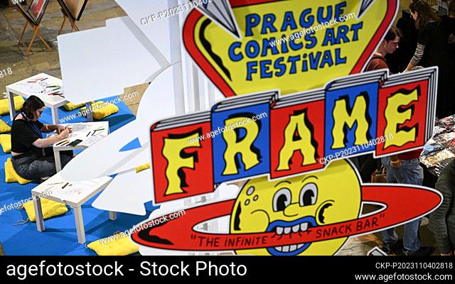 Frame Prague Comics Art Festival, two-day international exhibition of contemporary comics, illustration and self-publishing in Prague, Czech Republic