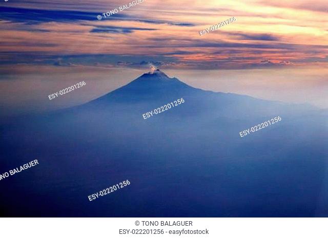 popocatepetl MEXICO df volcano from sky