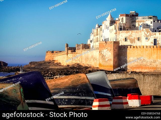 Beautiful old port City of Essaouira, Morocco, northern Africa