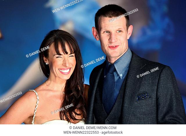 Cinderella - UK film premiere held at the Odeon Leicester Square. Featuring: Matt Smith, Laura Jayne Smith Where: London