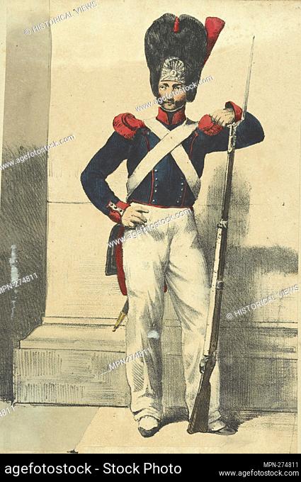 France, 1828. Vinkhuijzen, Hendrik Jacobus (Collector). The Vinkhuijzen collection of military uniforms France France, 1828