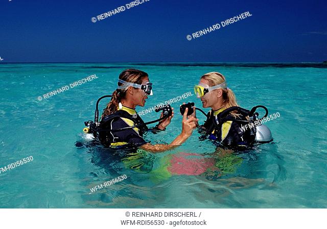 Diving Course on Maldives, Indian Ocean, Medhufushi, Meemu Atoll, Maldives