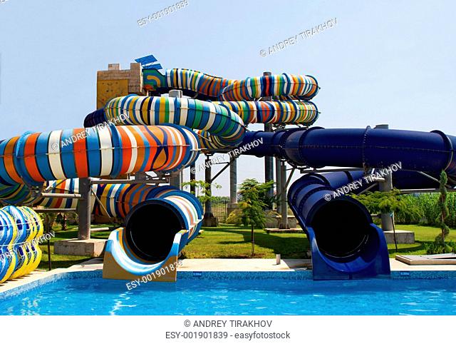 Waterpark in the open air