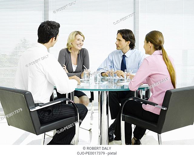 Group of businesspeople meeting