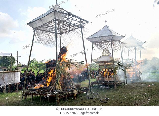 Balinese cremation ceremony