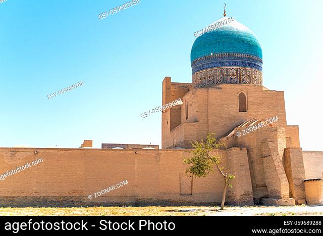 The view of Kalan Mosque in Bukhara city