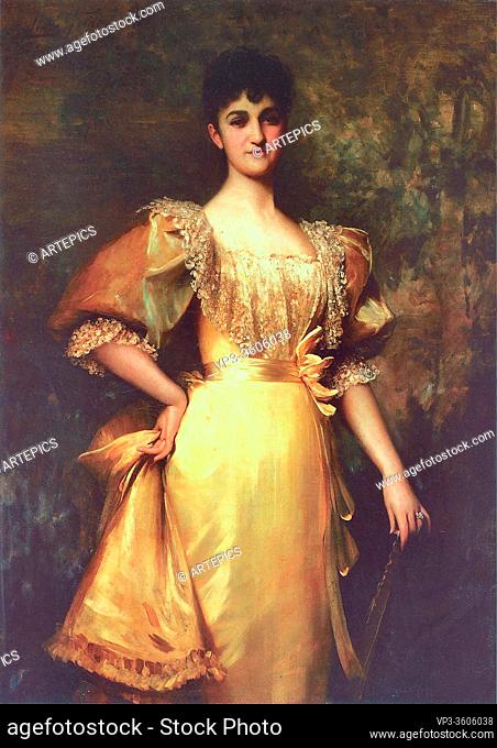 Fildes Sir Samuel Luke - Mrs Pantia Ralli - British School - 19th Century