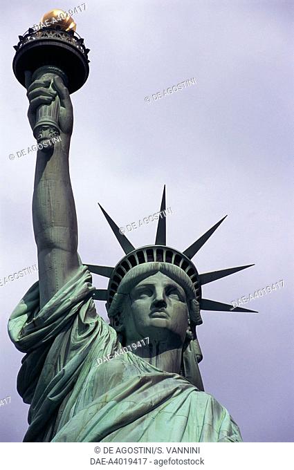 The Statue of Liberty, 1886, designed by Auguste Bartholdi (1834-1904) (UNESCO World Heritage List, 1984), Liberty Island, New York, United States of America