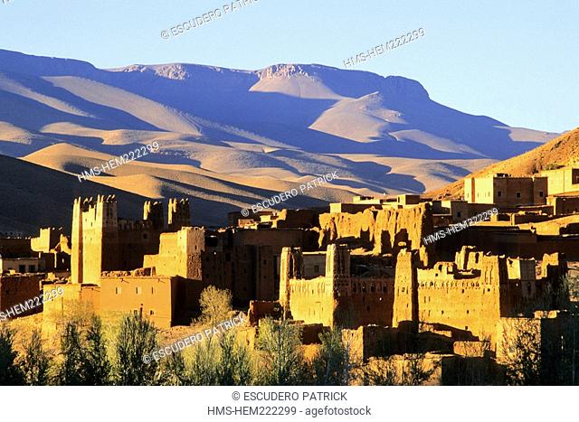 Morocco, High Atlas, Dades Valley, kasbah of Ait Arbi