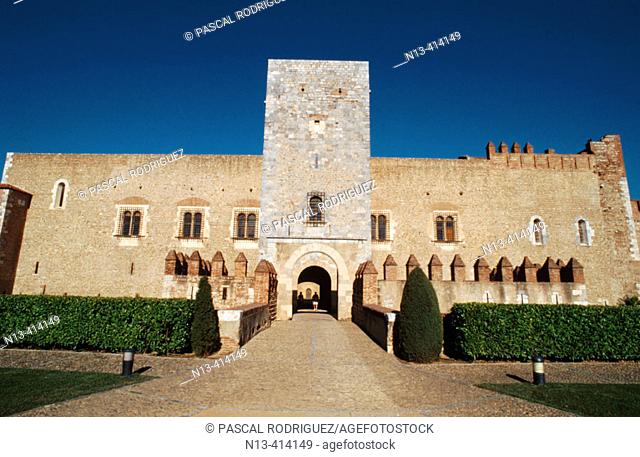Castle of the Kings of Majorca built in 1276. Perpignan, France