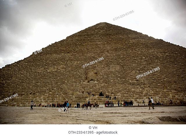 The Great Pyramid of Giza, Pyramid of Khufu, Cairo, Egypt