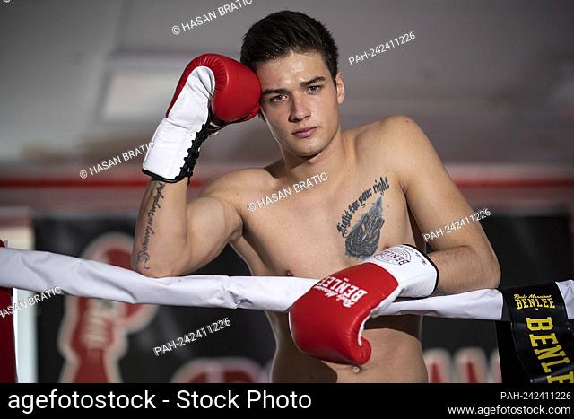 May 21, 2021, xpsx, boxing, boxing camp Offenbach Luca Cinqueoncie left to right Luca Cinqueoncie. - Offenbach/Hessen/Deutschland