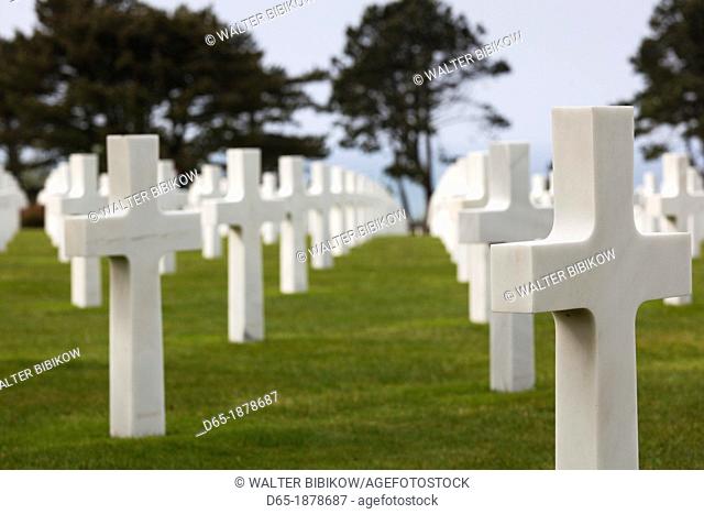 France, Normandy Region, Calvados Department, D-Day Beaches Area, Colleville Sur Mer, Normandy American Cemetary and Memorial