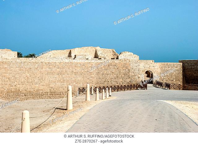 Qal at al-Bahrain (Bahrain Fort, Portuguese Fort). Bahrain, United Arab Emirates