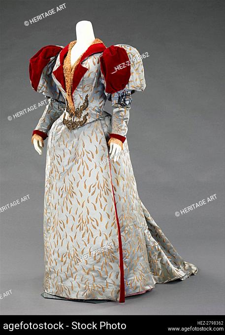 Evening ensemble, French, 1893. Creator: House of Worth