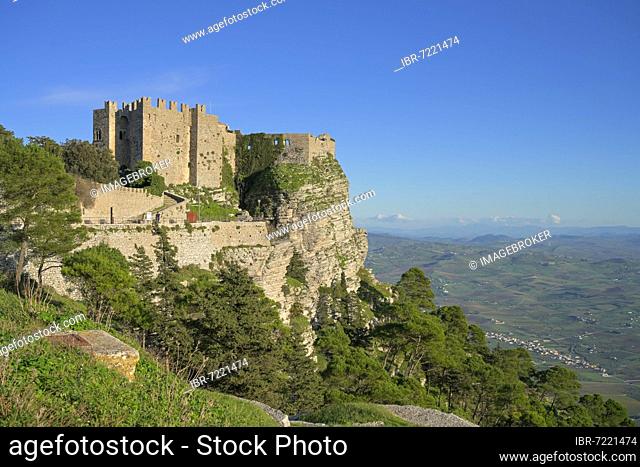 Castello di Venere, Erice, Sicily, Italy, Europe