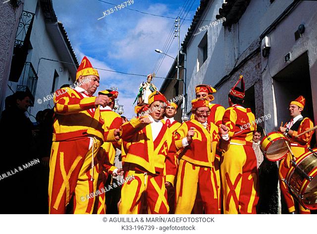 'Botargas de San Blas', carnival. Albalate de Zorita. Guadalajara province. Spain