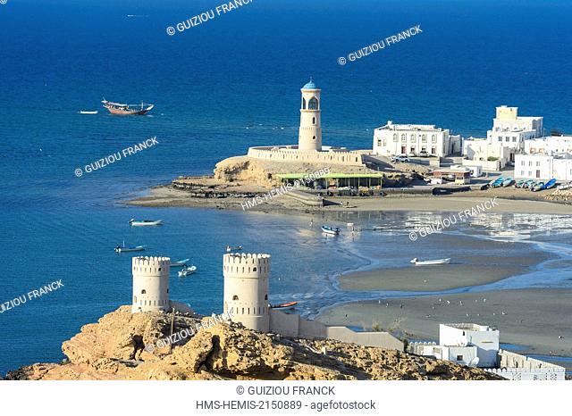 Sultanate of Oman, gouvernorate of Ash Sharqiyah, the port of Sur, Ayjah fishing village