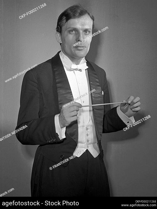 FILE PHOTO Czech conductor Zdenek Macal, Olomouc, Czech Republic, January 26, 1966. Czech world-known conductor Zdenek Macal