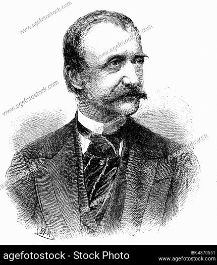 Wilhelm Freiherr von Engerth, 1814-1884, Austrian architect and engineer, known for being the designer of the first practical mountain locomotive, Austria
