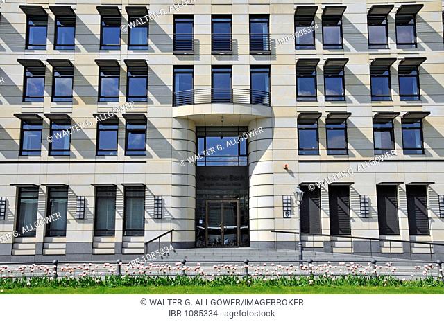 Eugen-Gutmann Building beloning to the Dresdner Bank, Pariser Platz Square, Berlin, Germany, Europe