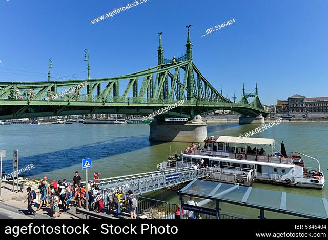 Freedom Bridge, Budapest, Hungary, Europe