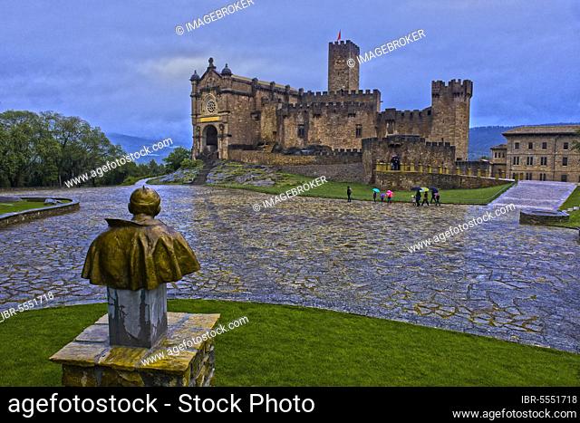 Castle of Javier, Javier, Way of St. James, Navarre, Spain, Europe