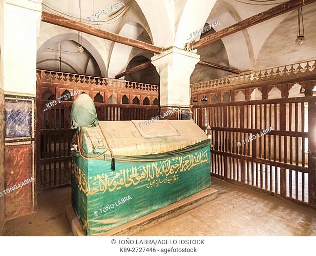 Fatimid Shrine of Abu Mansur ibn Qasta (1140) at Sulaiman Pasha Al-Khadim Mosque. Citadel. Cairo. Egypt