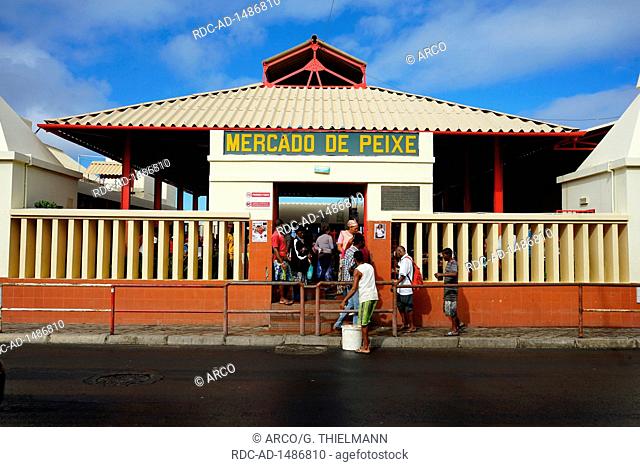 Mercado de Peixe, Fish Market, Market Hall, Mindelo, Sao Vicente Island, Cape Verde, Africa