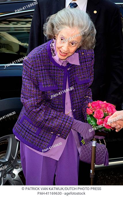 Queen Fabiola attend the concert prelude the National Day at the palace of Fine Arts in Brussels, Belgium 20 July 2013. Photo: Patrick van Katwijk / NETHERLANDS...