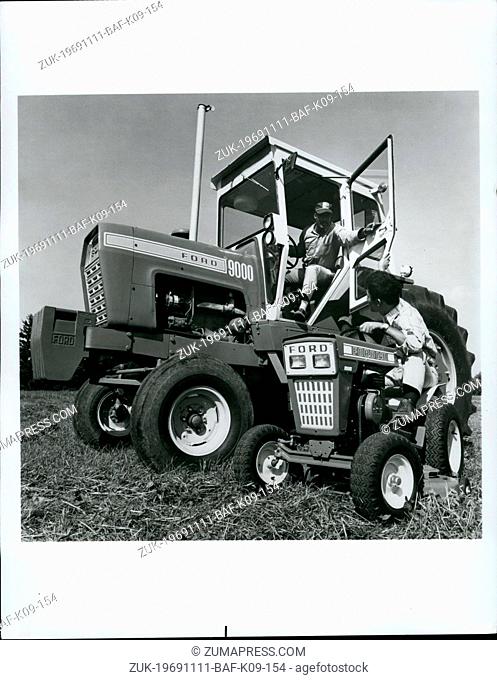 Nov. 11, 1969 - New Tractors Span Power Range -- Modern farmers--like new car buyers--want added power and comfort options for agricultural tractors