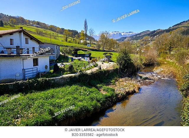 Oria River, Segura, Gipuzkoa, Basque Country, Spain
