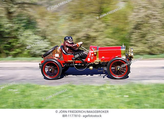De Dion Bouton GP-car, built in 1908, rally Langenburg Historic 2009, Langenburg, Baden-Wuerttemberg, Germany, Europe