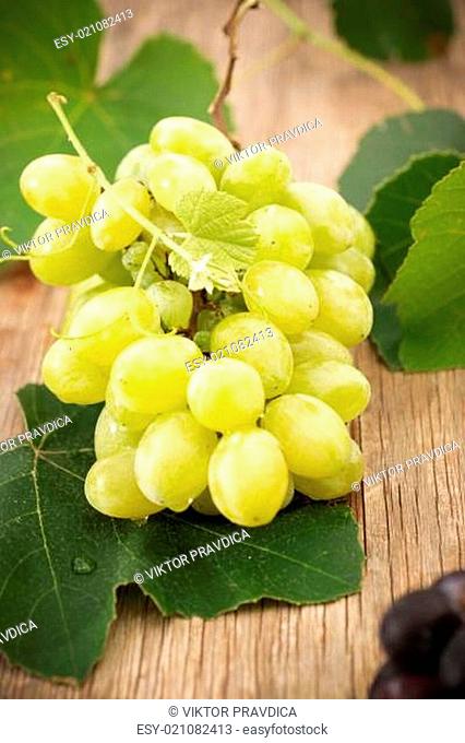 Delicious white grape