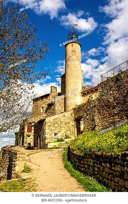 Castle of Marchidial, Champeix, Puy de Dome department, Auvergne, France
