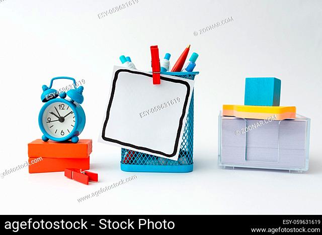 Tidy Workspace Setup, Writing Desk Tools And Equipment, Time Management