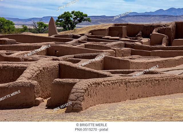 Mexico, Chihuahua State, Paquime or Casas Grande, Pre-Columbian archaeological zone, Unesco World Heritage site