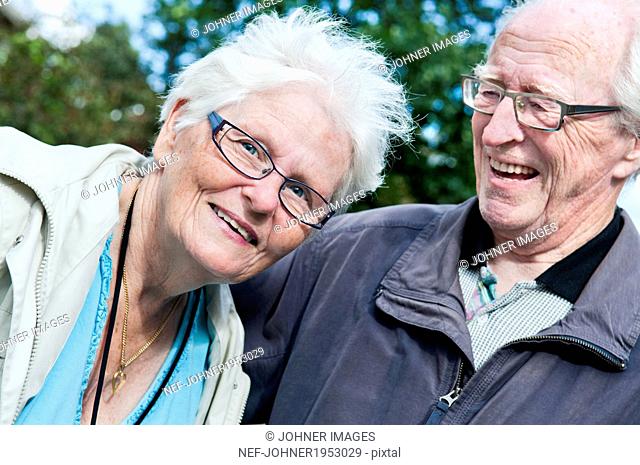 Senior couple, Vastervik, Smiland, Sweden