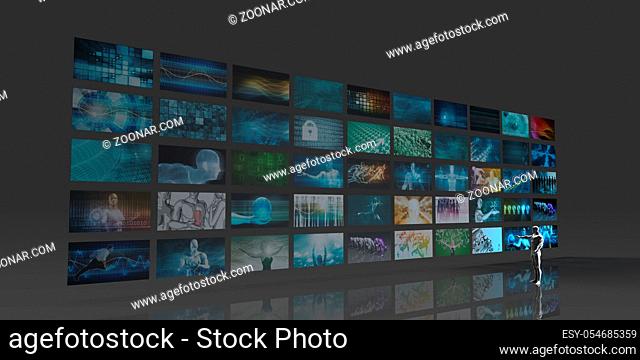 Advertising Network Background as an Abstract Concept