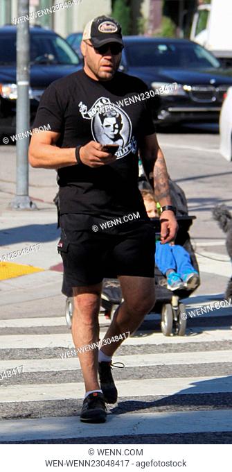 The Expendables star Randy Couture out and about in Beverly Hills Featuring: Randy Couture Where: Los Angeles, California