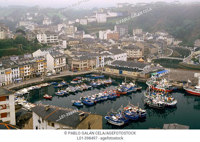 Fishing port. Luarca. Asturias. Spain