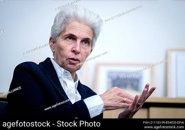 03 November 2021, Berlin: Marie-Agnes Strack-Zimmermann, FDP member of the Bundestag, member of the FDP federal executive and defense politician