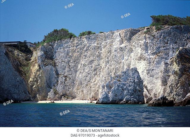 Italy - Apulia Region - Gargano National Park - Island of St. Domino - Cala del Diamante - Cove