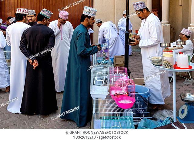 The Friday Bird Market, Nizwa, Ad Dakhiliyah Region, Oman
