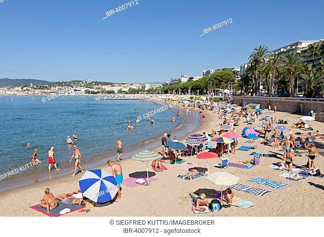 Beach, Cannes, French Riviera, Provence-Alpes-Côte d'Azur, France