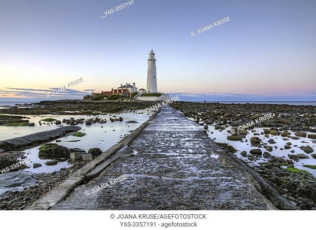 St Mary's Lighthouse, Withley, Tyne and Wear, UK, Europe