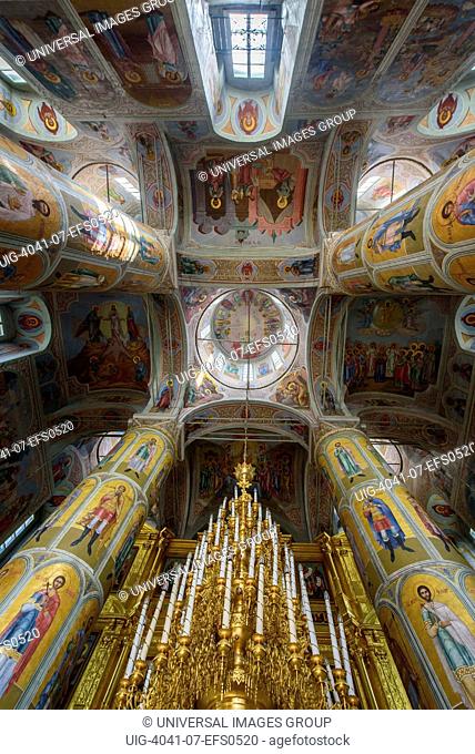 Russia, Kolomna. Interior of the Uspensky cathedral