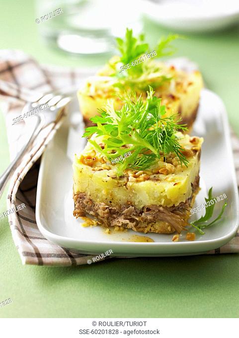 Small duck cottage pies